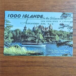 1950's Booklet 1000 Islands St. Lawrence River